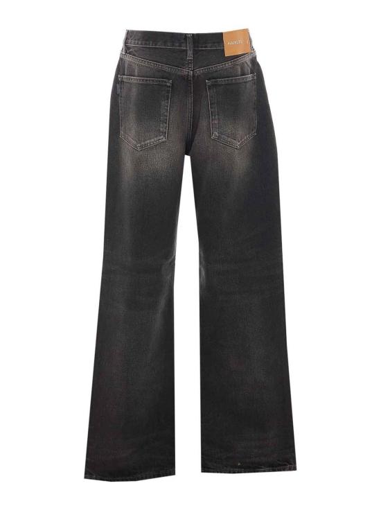 26FW 하이쿠레 스트레이트 팬츠 HEW03185DF119L0938 Black - HAIKURE