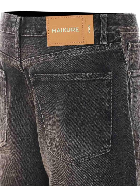 26FW 하이쿠레 스트레이트 팬츠 HEW03185DF119L0938 Black - HAIKURE