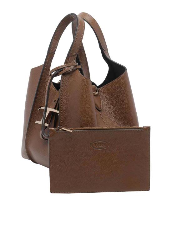 26FW 토즈 T 타임리스 미니 토트백 XBWTSBA9100XSOS600 Brown - TODS