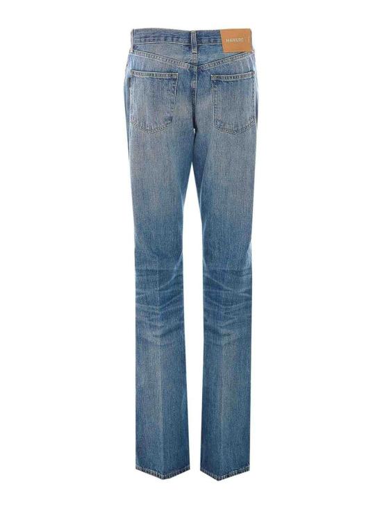 26FW 하이쿠레 스트레이트 팬츠 HEW03338DF207L0950 Blue - HAIKURE