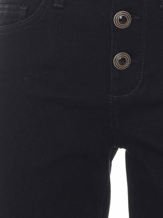 26FW 리우조 스트레이트 팬츠 UF6025D032887528 Black - LIU JO