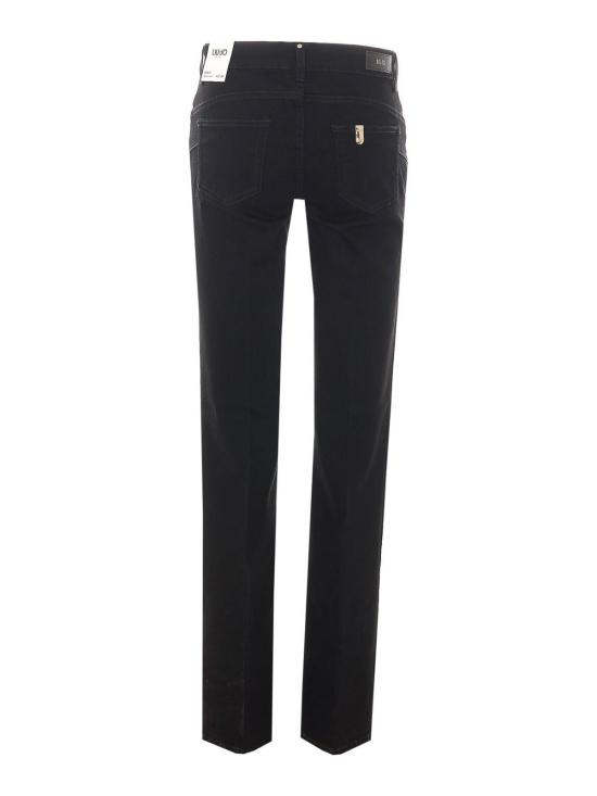 26FW 리우조 스트레이트 팬츠 UF6025D032887528 Black - LIU JO