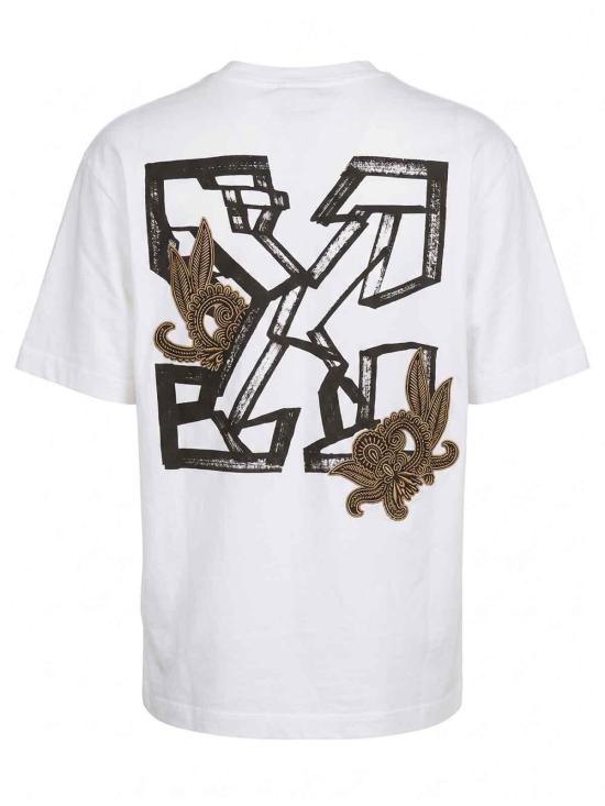 26FW 오프화이트 반팔 티셔츠 44MAA120F26J00L100 White - OFF WHITE