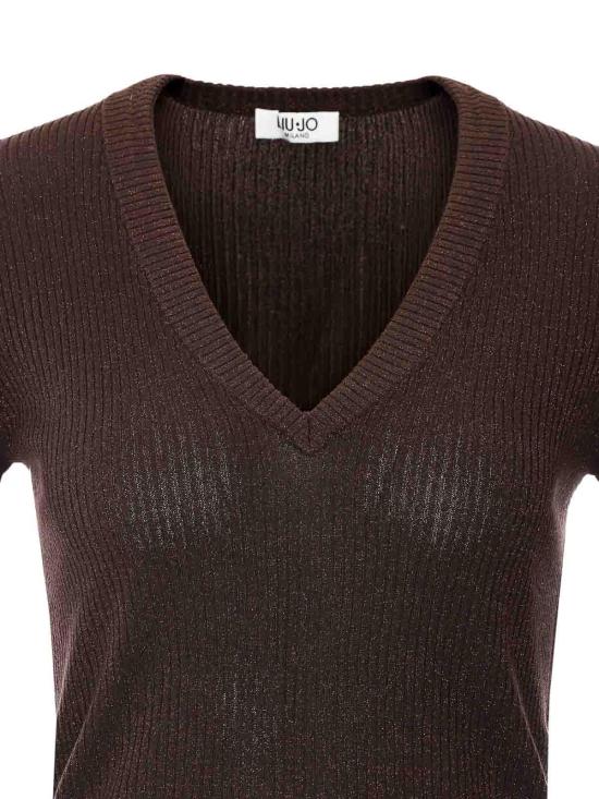 26FW 리우조 탑 WF6416MS46JL9520 Brown - LIU JO
