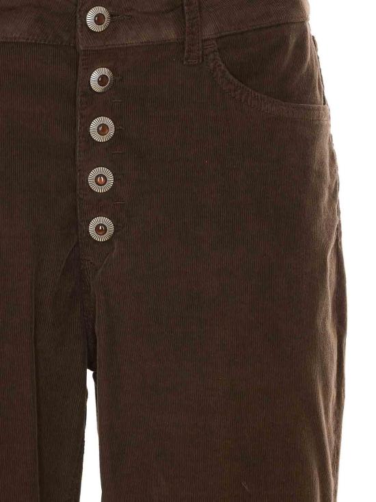 26FW 돈답 스트레이트 팬츠 DP268BVS0030DBM5737 Brown - DONDUP