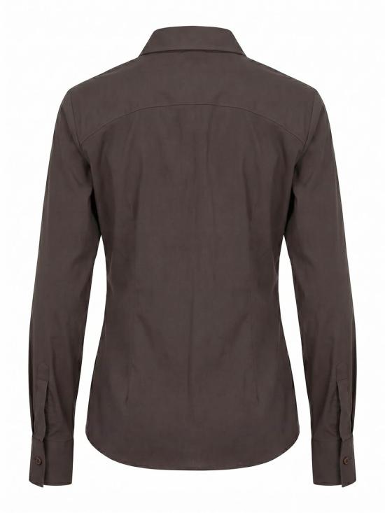 26FW 브루넬로 쿠치넬리 셔츠 M0091M3A46C8705 BROWN - BRUNELLO CUCINELLI