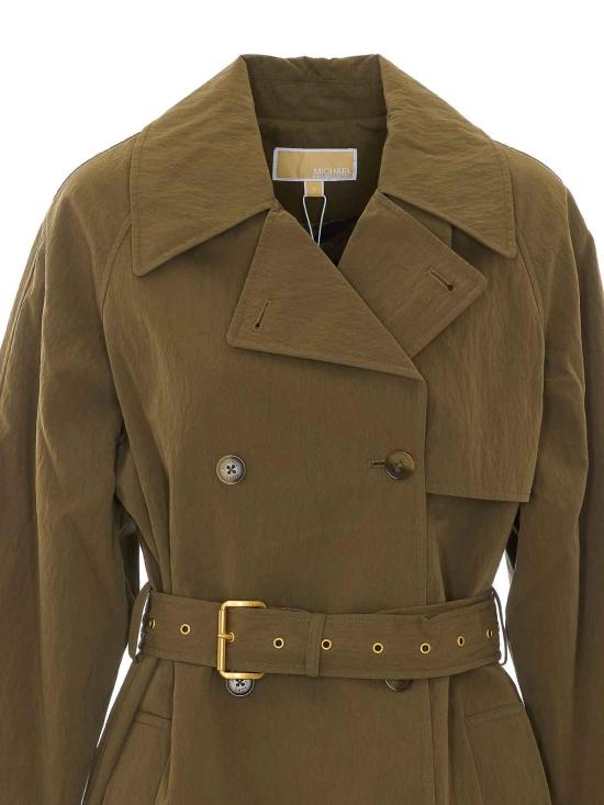 26FW 마이클 코어스 트렌치 코트 MS620FLKMY303 Green - MICHAEL KORS