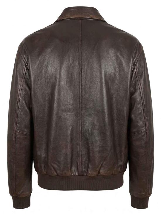 26FW 프라다 가죽 자켓 UPW62216ILSOOOF0003 Dark Brown - PRADA