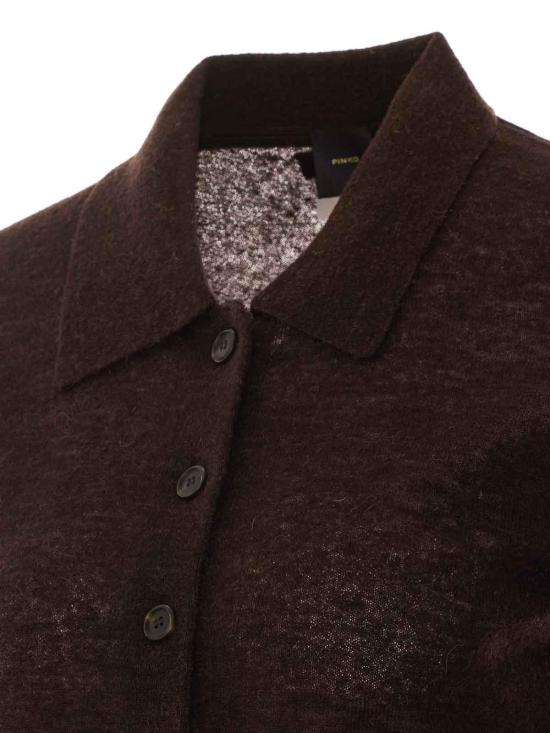 26FW 멀버리 가디건 107331A3IQM05 Brown - MULBERRY