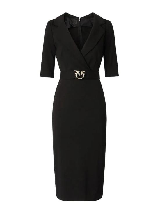 26FW 핑코 미디 스커트 107475A3AHZ99 Black