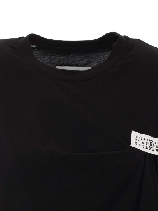 26FW MM6 메종마르지엘라 반팔 티셔츠 S52NF0018M20048900 Black - MM6 MAISON MARGIELA