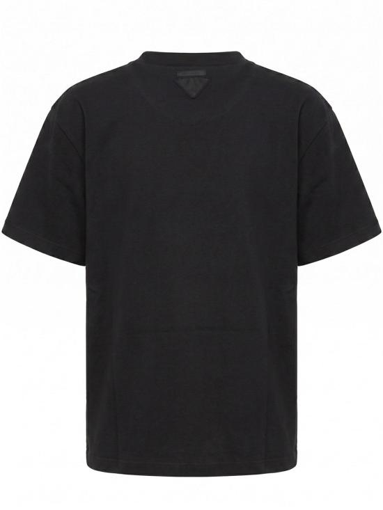 26FW 프라다 반팔 티셔츠 UJN21A6341SOOOF0002 Black - PRADA