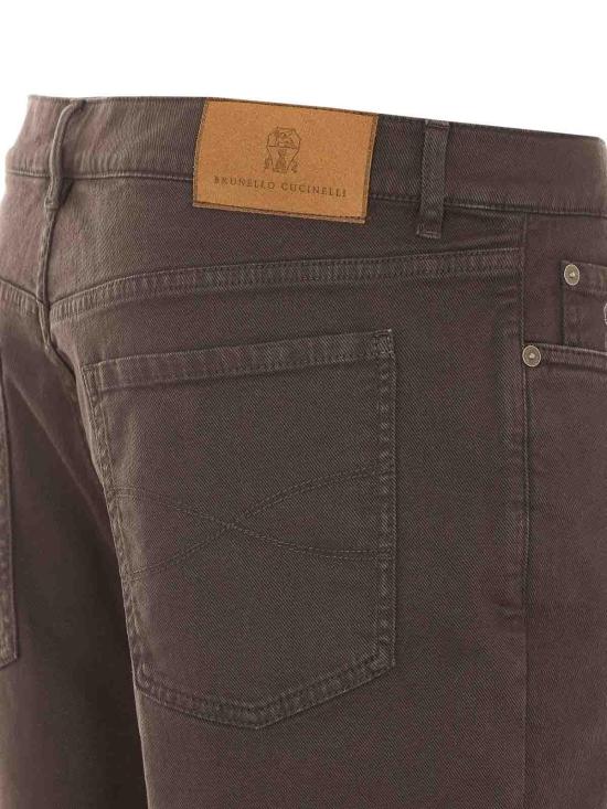 26FW 브루넬로 쿠치넬리 팬츠 M277PO2090C7517 BROWN - BRUNELLO CUCINELLI