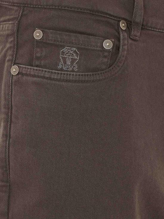 26FW 브루넬로 쿠치넬리 팬츠 M277PO2090C7517 BROWN - BRUNELLO CUCINELLI