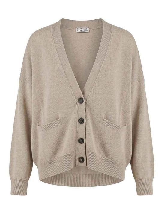 26FW 브루넬로 쿠치넬리 가디건 M12244406C9991 BEIGE