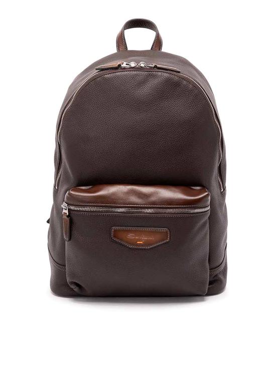 26FW 산토니 백팩 UIBBA3131TRAPMNT50 Dark Brown