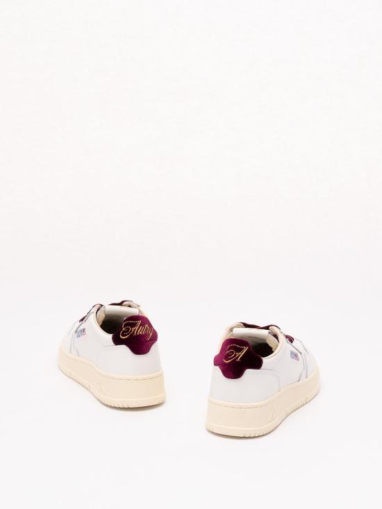 26FW 오트리 메달리스트 로우 레더 스니커즈 AULWVZ01 WHITE - AUTRY