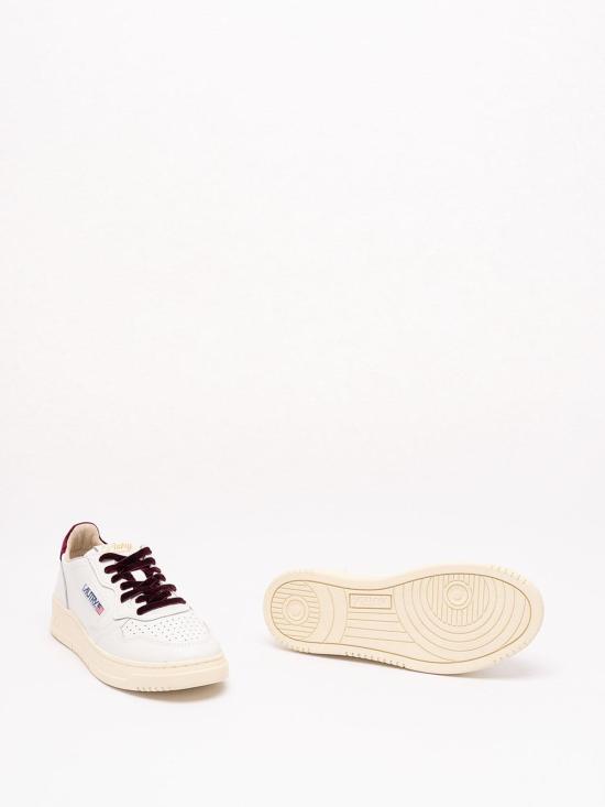 26FW 오트리 메달리스트 로우 레더 스니커즈 AULWVZ01 WHITE - AUTRY