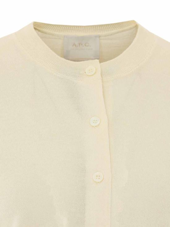 26FW 아페쎄 가디건 WVAWMF22348AAD WHITE - A.P.C.