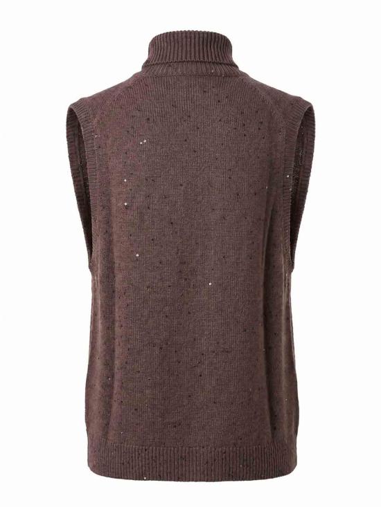 26FW 브루넬로 쿠치넬리 터틀넥 M73540804C4211 Dark Brown - BRUNELLO CUCINELLI