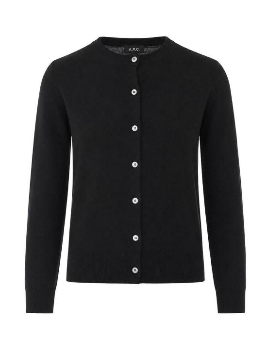 26FW 아페쎄 가디건 WVAWMF22348LZZ BLACK
