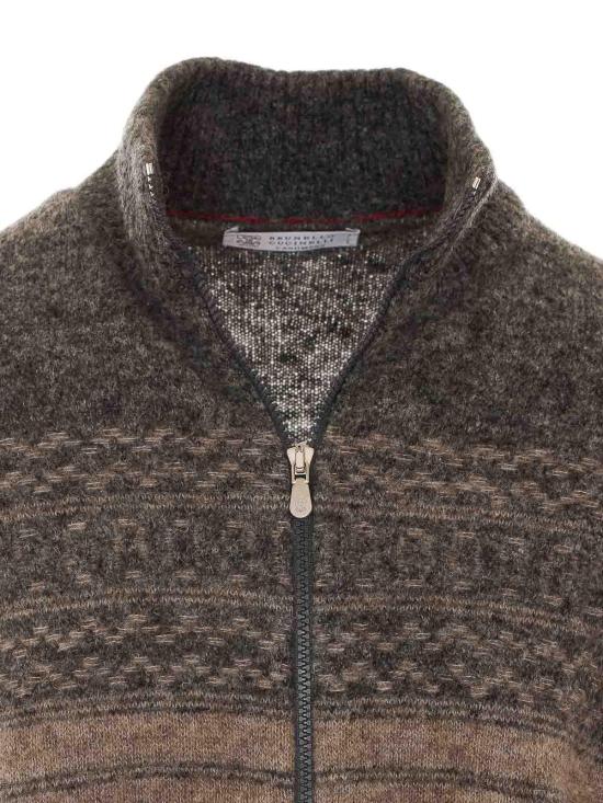 26FW 브루넬로 쿠치넬리 가디건 MTF710016CTR58 BROWN - BRUNELLO CUCINELLI