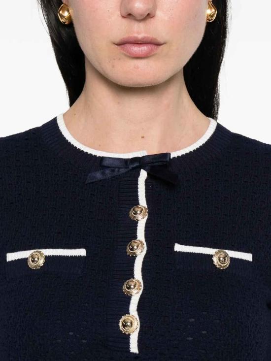 25FW 셀프 포트레이트 숏팬츠 SS26055SNNAVY Dark Blue - SELF PORTRAIT