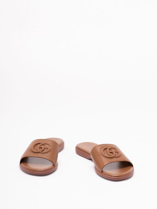 26FW 구찌 인터로킹 G 슬링백 펌프스 874910AAGT42535 BROWN - GUCCI