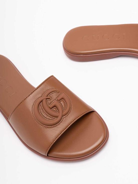 26FW 구찌 인터로킹 G 슬링백 펌프스 874910AAGT42535 BROWN - GUCCI