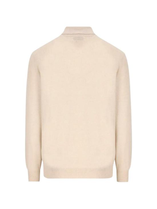 26FW 브루넬로 쿠치넬리 폴로 넥 캐시미어 스웨터 M2200295CFV79 BEIGE - BRUNELLO CUCINELLI