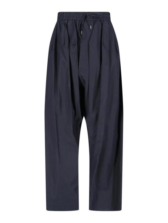 26FW 비비안웨스트우드 블랙 코튼 팬츠 2F01001MW009QN401 BLACK