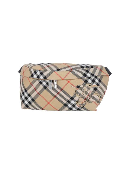 26FW 버버리 체크 벨트 숄더백 8091780A2021 Beige - BURBERRY