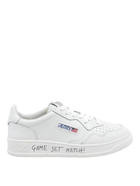 26FW 오트리 메달리스트 로우 스니커즈 AULMML08 WHITE