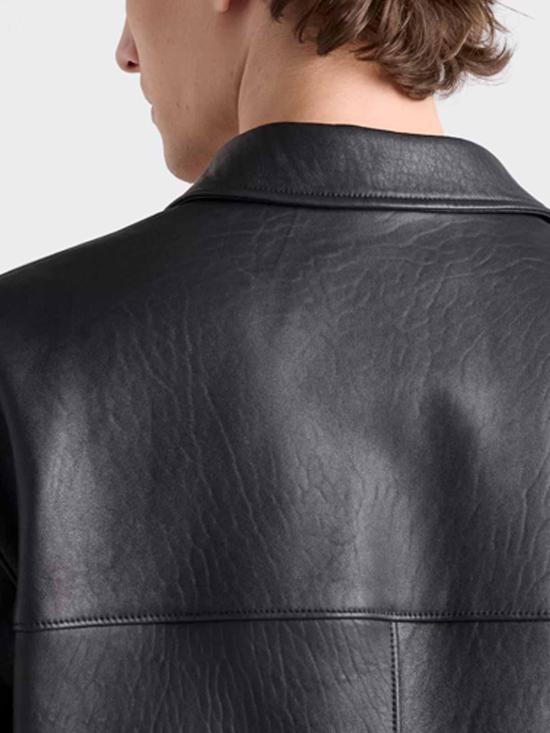26FW 프라다 가죽 자켓 UPW61519WCSOOOF0002 Black - PRADA