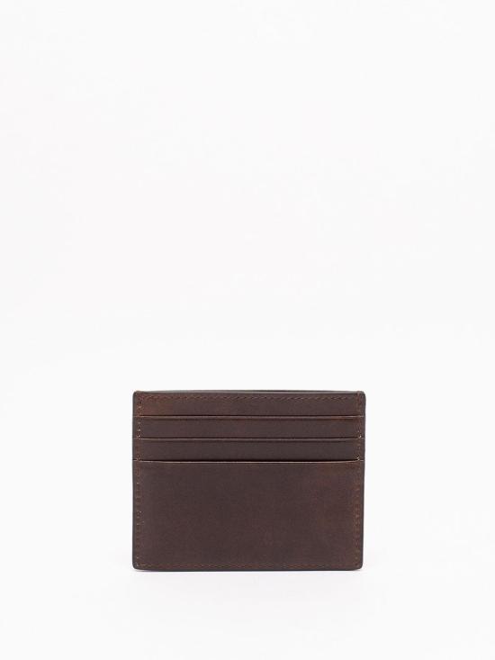 26FW 프라다 앤티크 레더 가죽 카드 지갑 2MC0252ZQ6F0324 Brown - PRADA