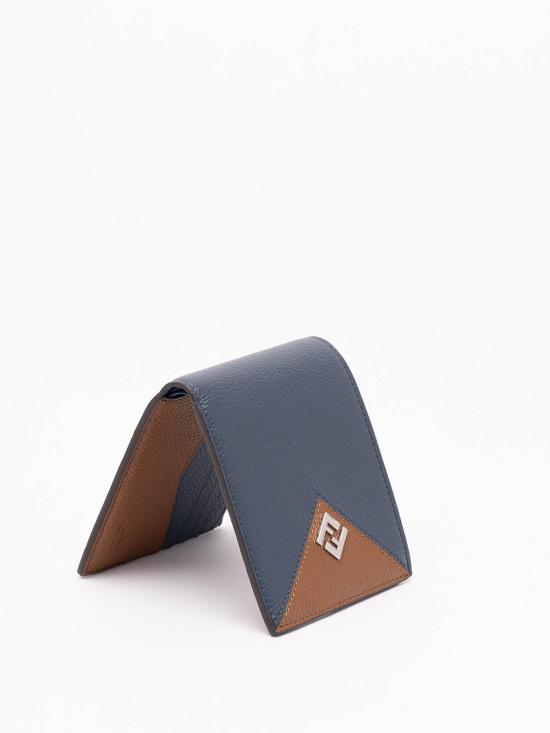 26FW 펜디 FF 바이폴드 월렛 7M0169B09XF1X5Z Blue - FENDI
