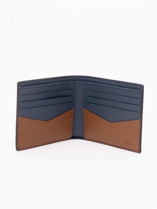 26FW 펜디 FF 바이폴드 월렛 7M0169B09XF1X5Z Blue - FENDI