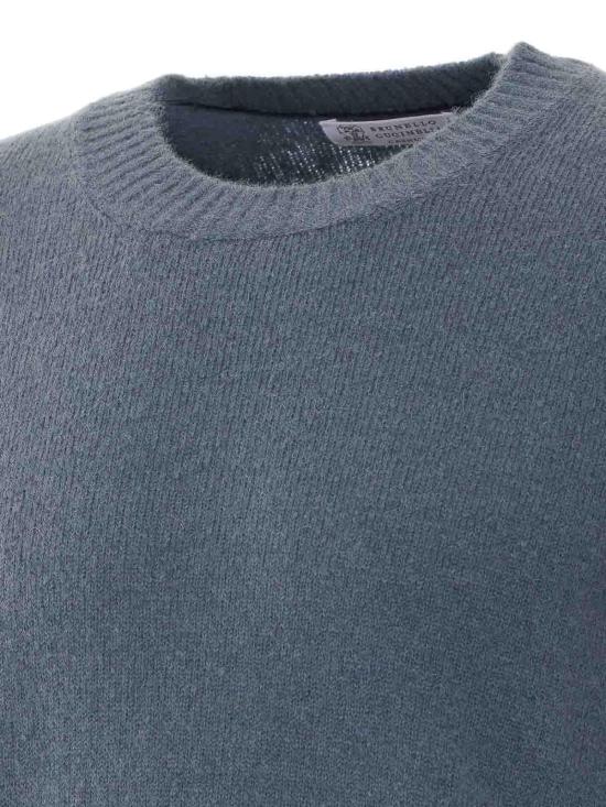 26FW 브루넬로 쿠치넬리 스웨터 MTF709900CWQ12 Blue - BRUNELLO CUCINELLI