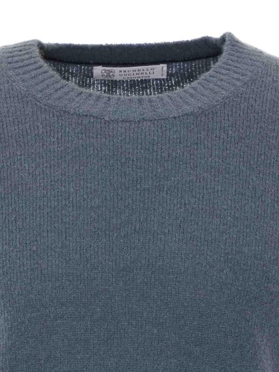 26FW 브루넬로 쿠치넬리 스웨터 MTF709900CWQ12 Blue - BRUNELLO CUCINELLI