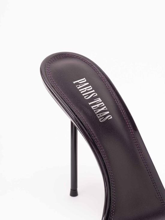 26FW 파리텍사스 뮬/슬리퍼 PX836XVN01VIOLET BLACK - PARIS TEXAS