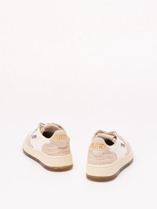 26FW 오트리 메달리스트 로우 레더 스니커즈 AULWCZ01 WHITE - AUTRY