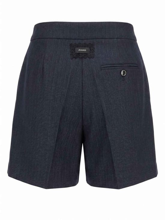 26FW 핑코 숏팬츠 107512A3IFG03 Blue - PINKO