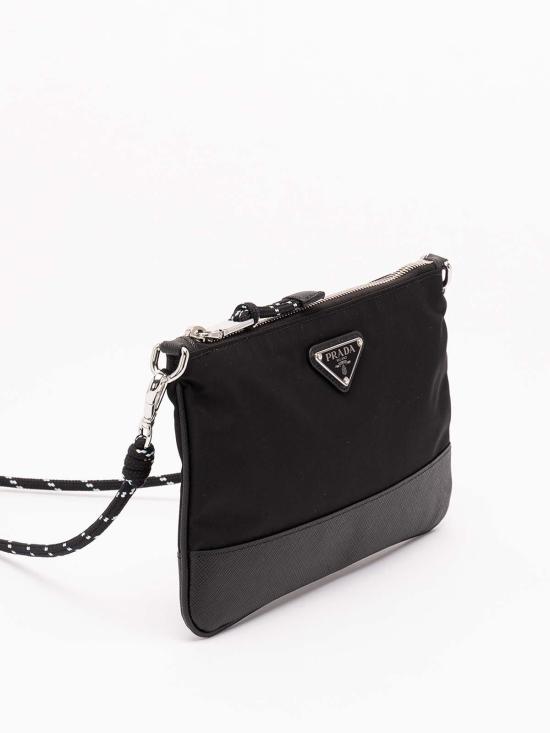 26FW 프라다 나일론 스마트폰 케이스 파우치 크로스백 2ZT0732DMHF0002 Black - PRADA