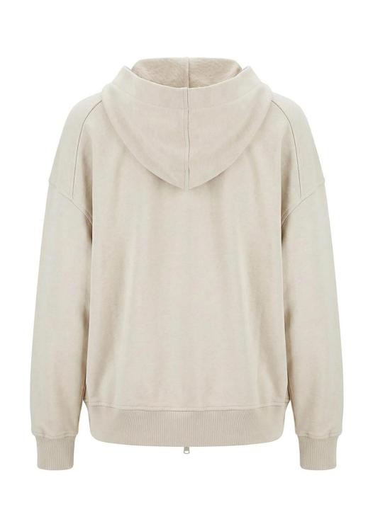 26FW 브루넬로 쿠치넬리 집업 스웨트셔츠 MH827FB706C9815 White - BRUNELLO CUCINELLI