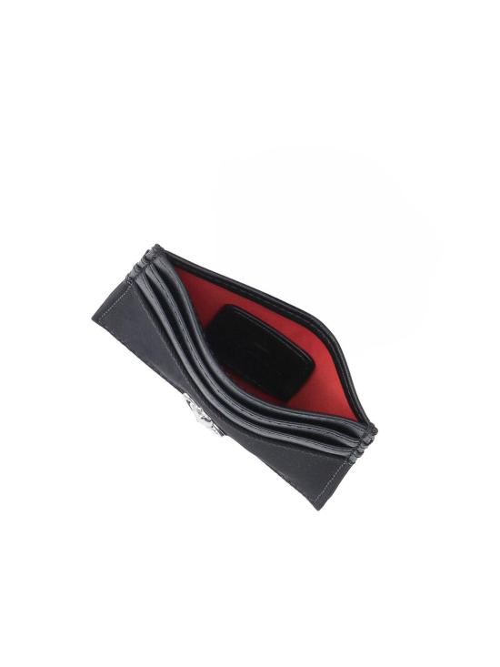 26FW 비비안웨스트우드 메탈 ORB로고 카드 지갑 54030004WW001YN401 BLACK - VIVIENNE WESTWOOD