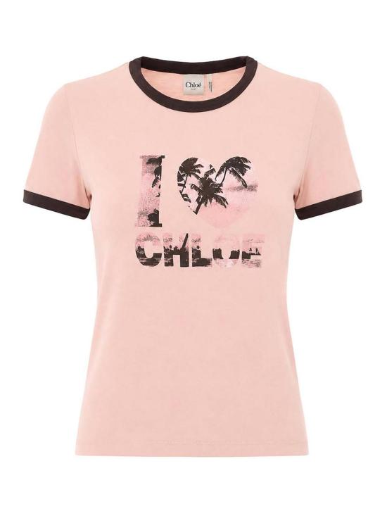 26FW 끌로에 반팔 티셔츠 CH26AJH262806D5 NUDE NEUTRALS