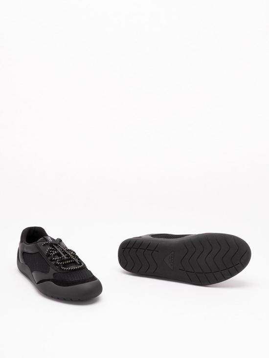 26FW 프라다 스피드락 레더 앤 메쉬 패브릭 스니커즈 2EE4683ZM0FG000F0002 BLACK - PRADA