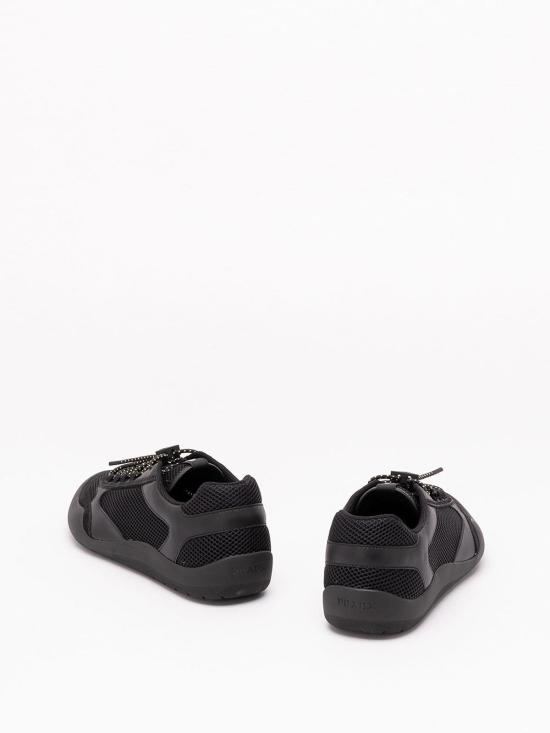26FW 프라다 스피드락 레더 앤 메쉬 패브릭 스니커즈 2EE4683ZM0FG000F0002 BLACK - PRADA