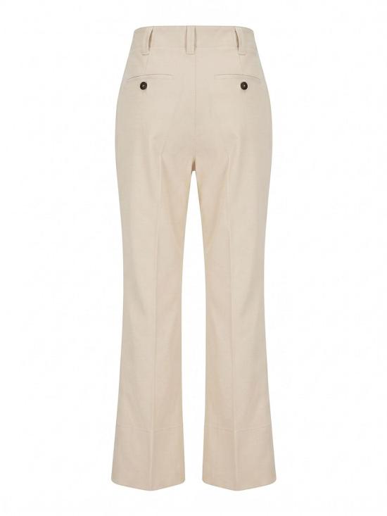 26FW 브루넬로 쿠치넬리 팬츠 MA126P8854C8555 White - BRUNELLO CUCINELLI