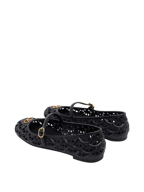26FW 발렌티노 가라바니 플랫 슈즈 S0PV9RMC0NO BLACK - VALENTINO GARAVANI
